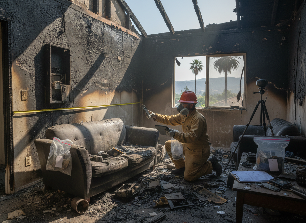 What to Document After a House Fire in Canoga Park