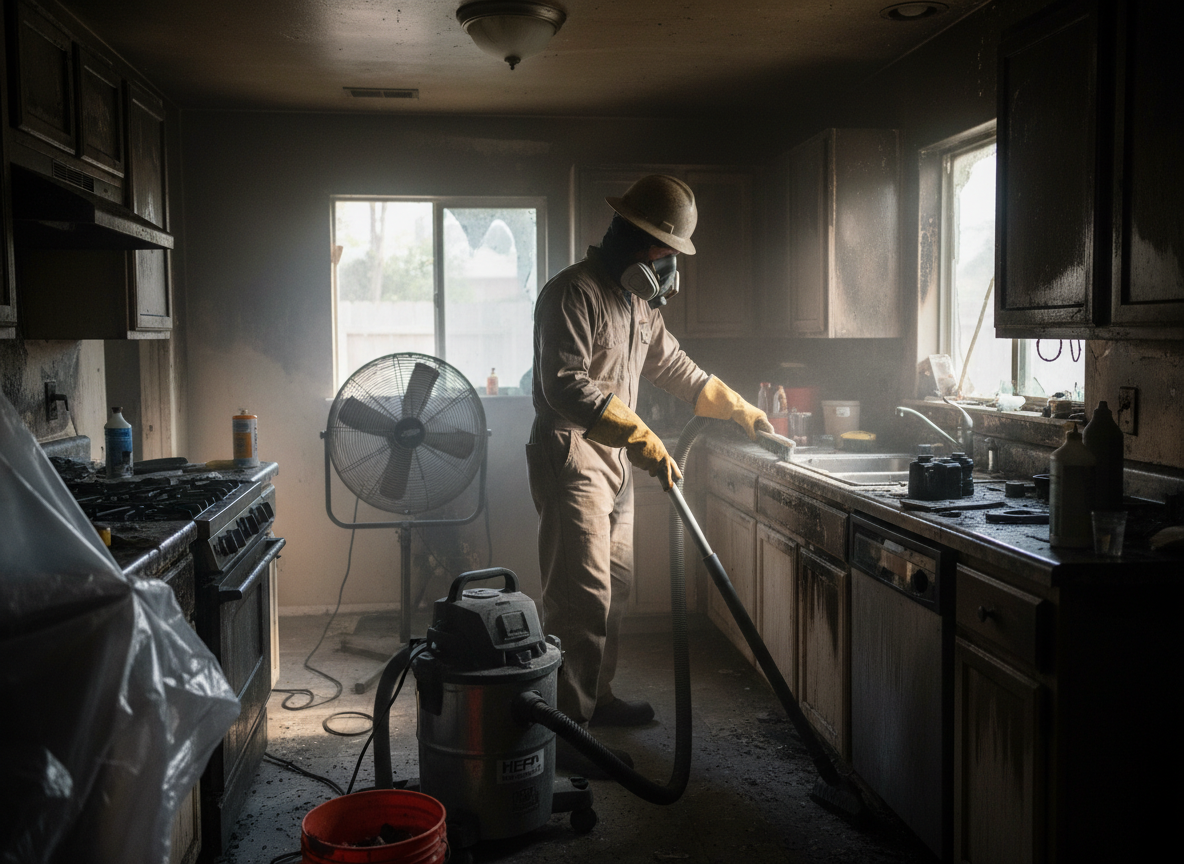 Fire damage restoration near me in Canoga Park