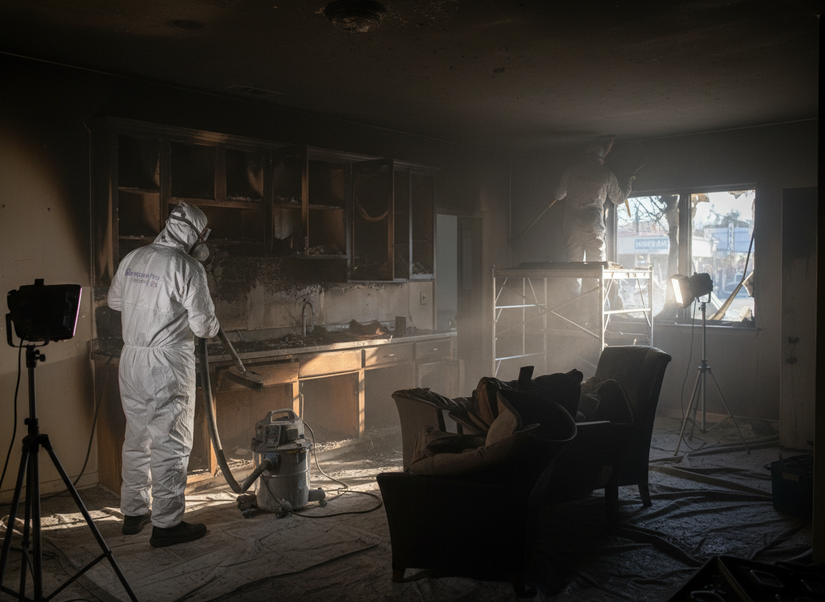 Smoke damage restoration in Canoga Park